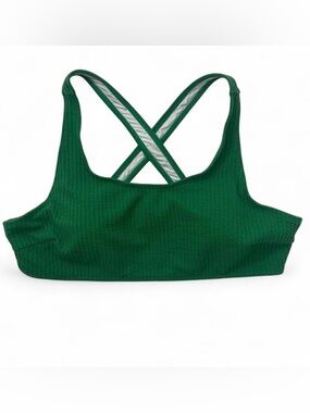Cider Women’s Emerald Green Cross-Back Swimsuit Top size 3XL
